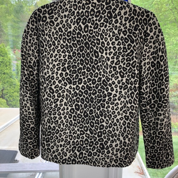 ANN TAYLOR LEOPARD PRINT JACKET - Picture 3 of 7